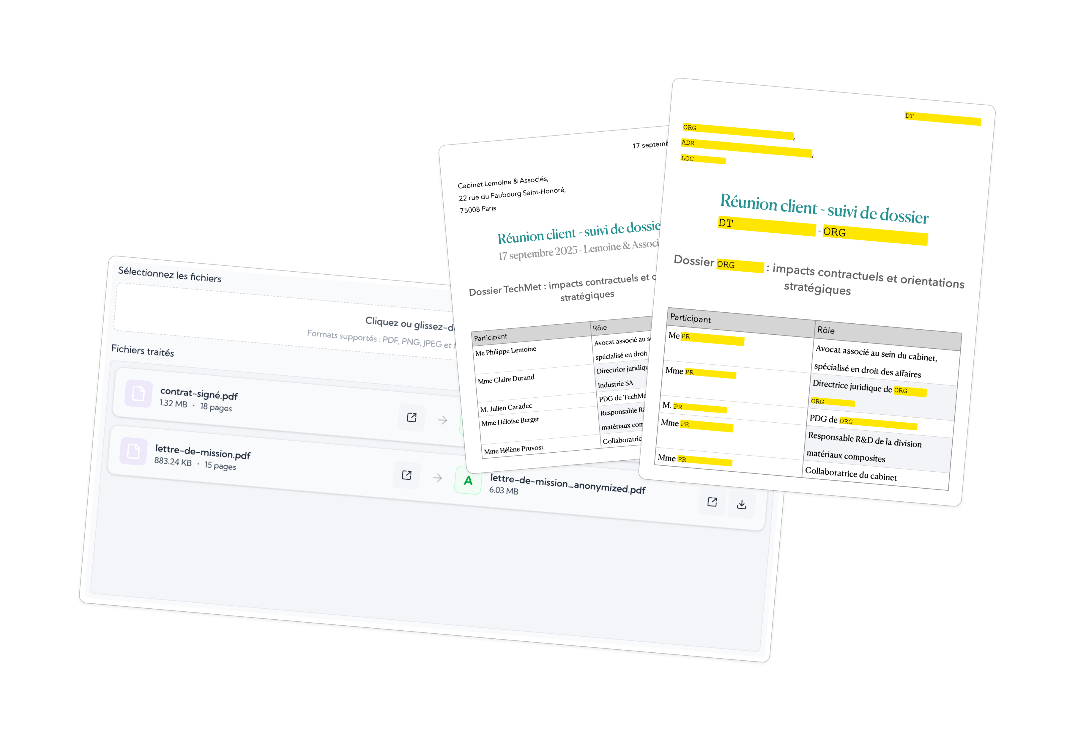 La fonctionnalité de pseudonymisation en images !